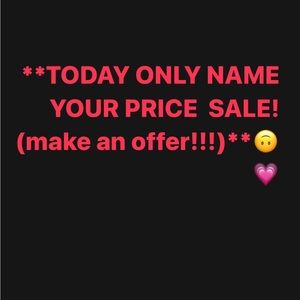 Pick an item and send me an offer!!!